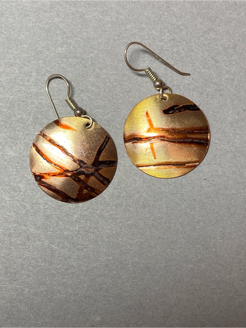 Vintage abstract earrings